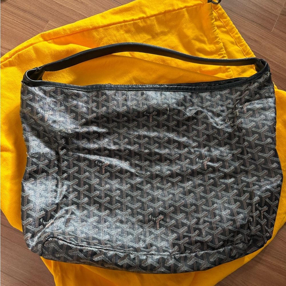 Goyard Black and Gray Shoulder Bag